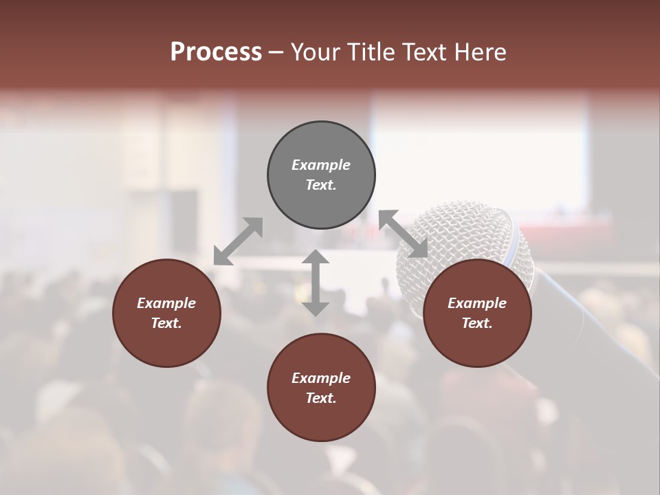 Beautiful Sit Portrait PowerPoint Template