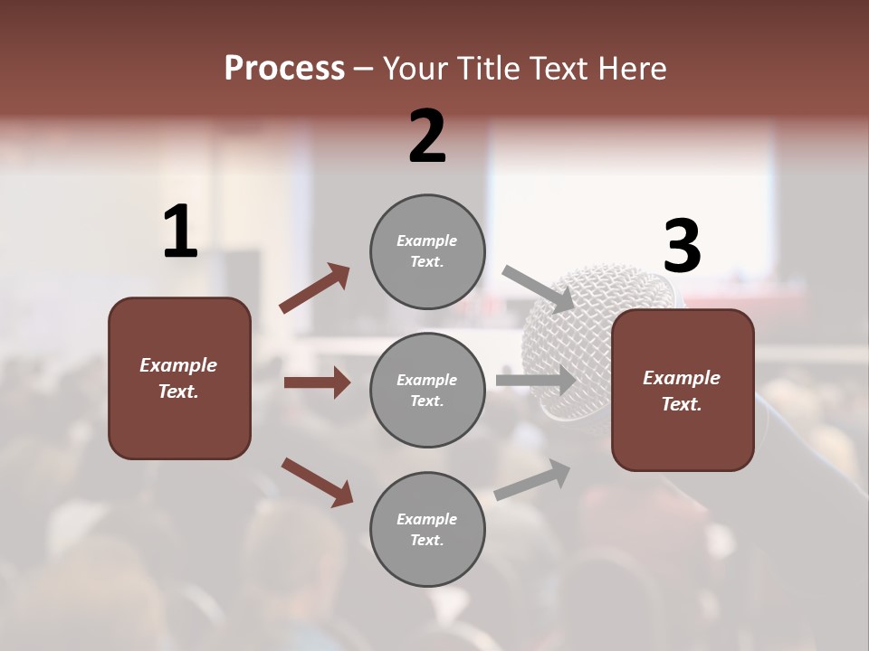 Beautiful Sit Portrait PowerPoint Template