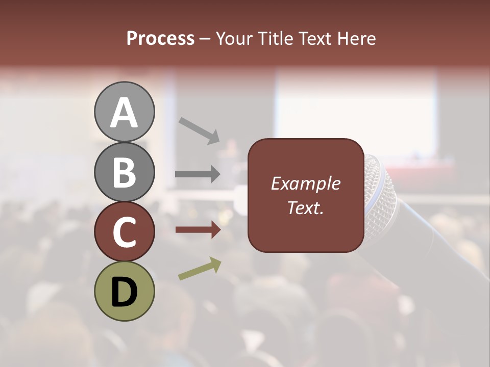 Beautiful Sit Portrait PowerPoint Template