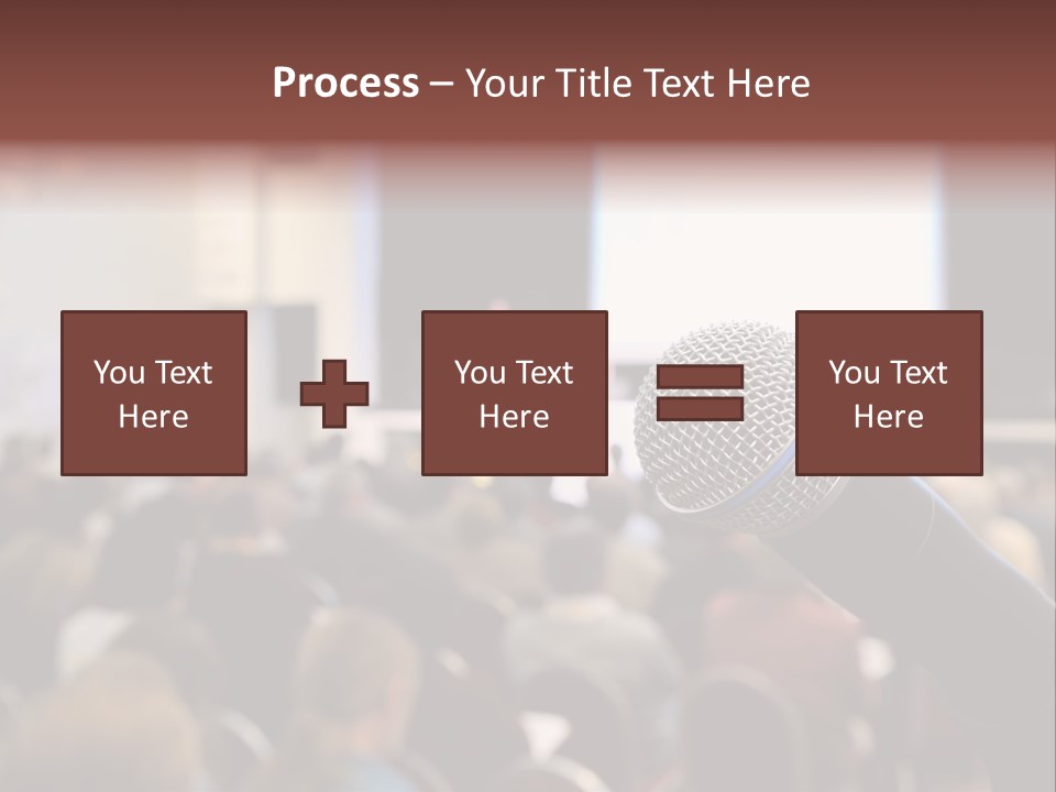 Beautiful Sit Portrait PowerPoint Template