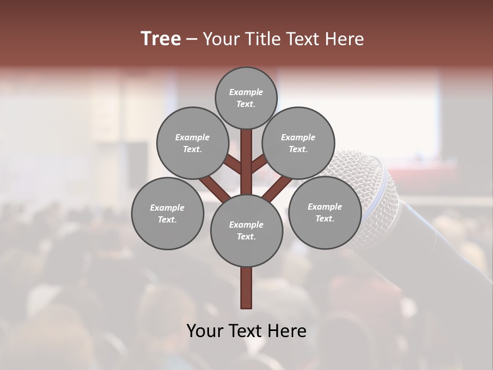 Beautiful Sit Portrait PowerPoint Template