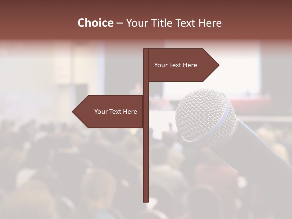 Beautiful Sit Portrait PowerPoint Template