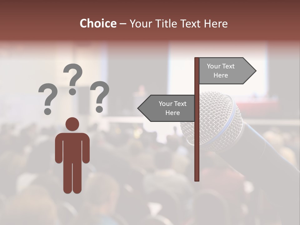 Beautiful Sit Portrait PowerPoint Template