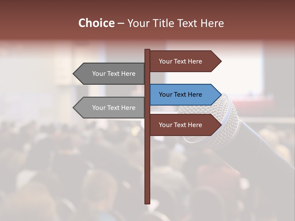Beautiful Sit Portrait PowerPoint Template