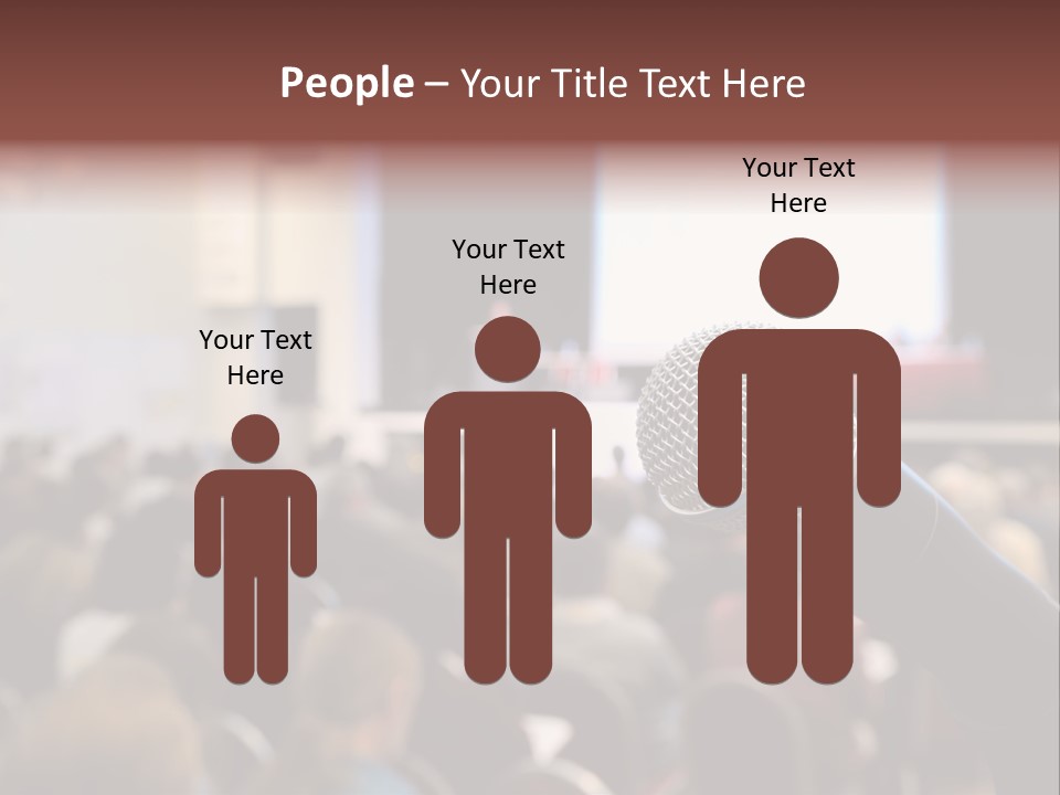 Beautiful Sit Portrait PowerPoint Template