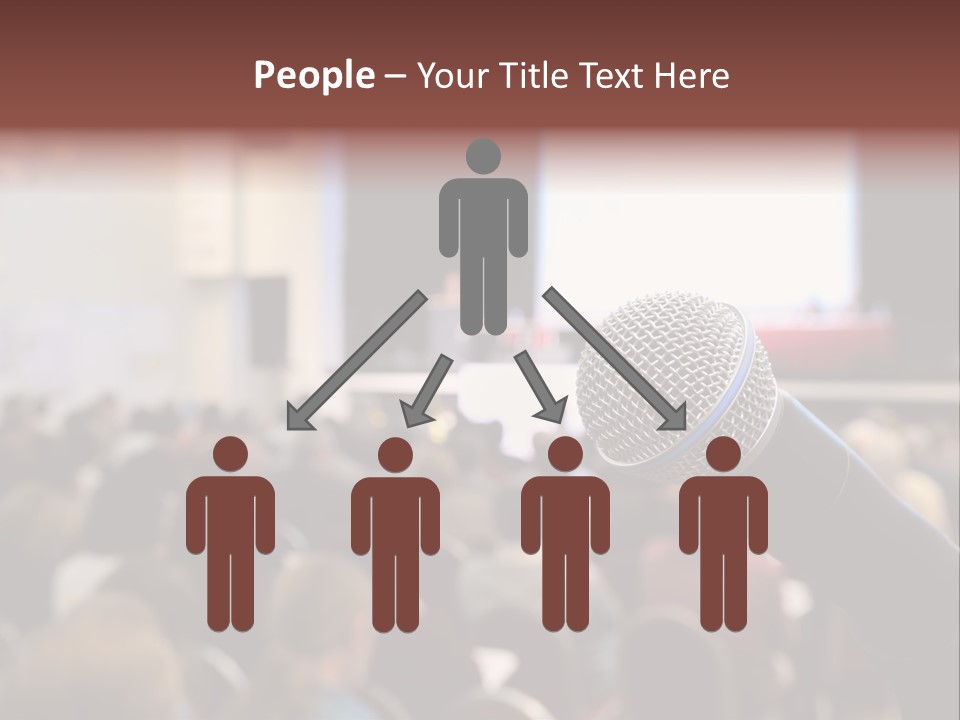 Beautiful Sit Portrait PowerPoint Template