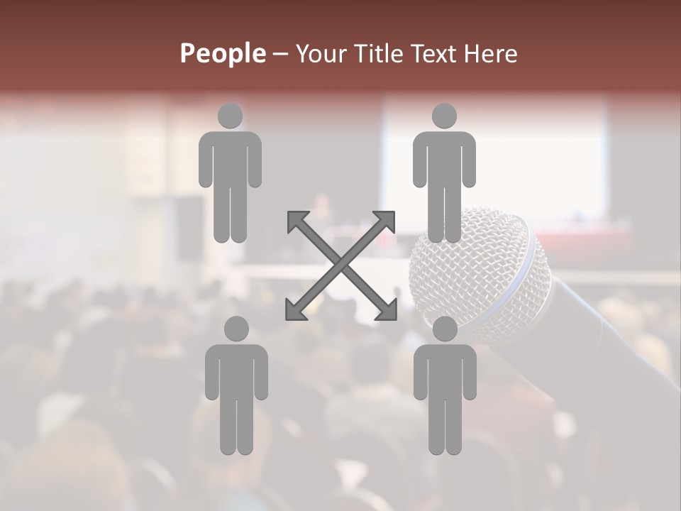 Beautiful Sit Portrait PowerPoint Template