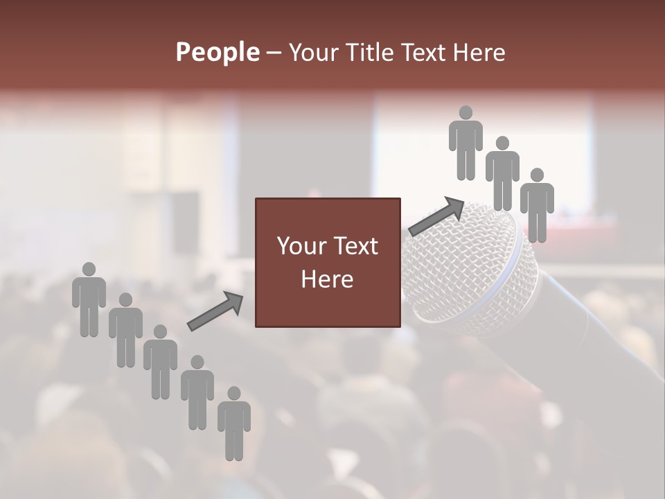 Beautiful Sit Portrait PowerPoint Template