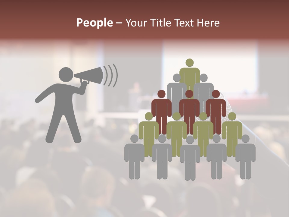 Beautiful Sit Portrait PowerPoint Template