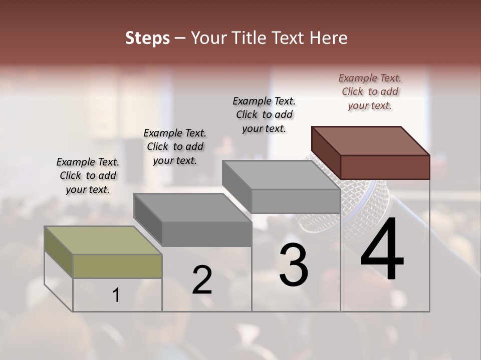 Beautiful Sit Portrait PowerPoint Template
