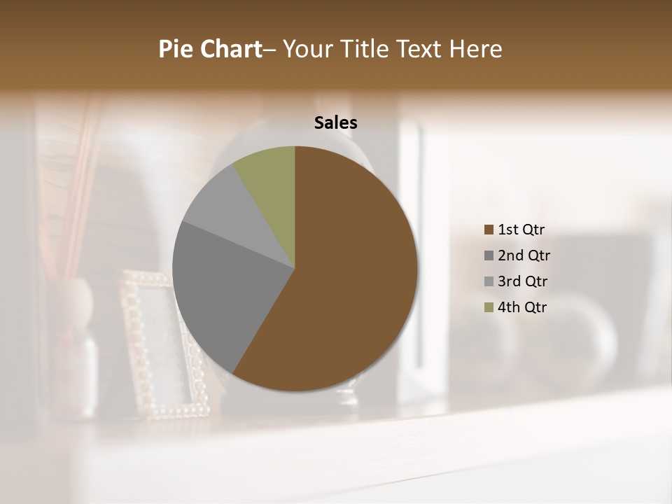 A Black Vase Sitting On Top Of A Shelf PowerPoint Template