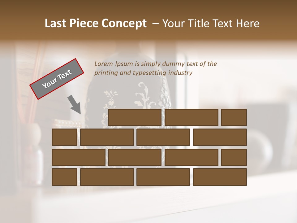 A Black Vase Sitting On Top Of A Shelf PowerPoint Template
