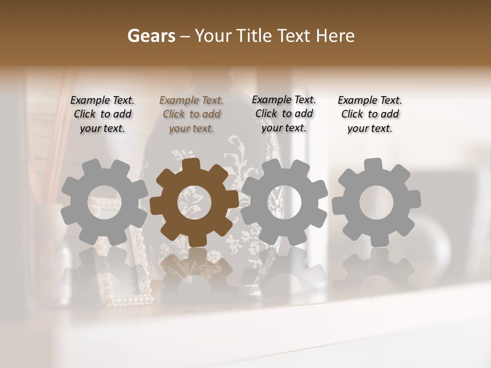 A Black Vase Sitting On Top Of A Shelf PowerPoint Template