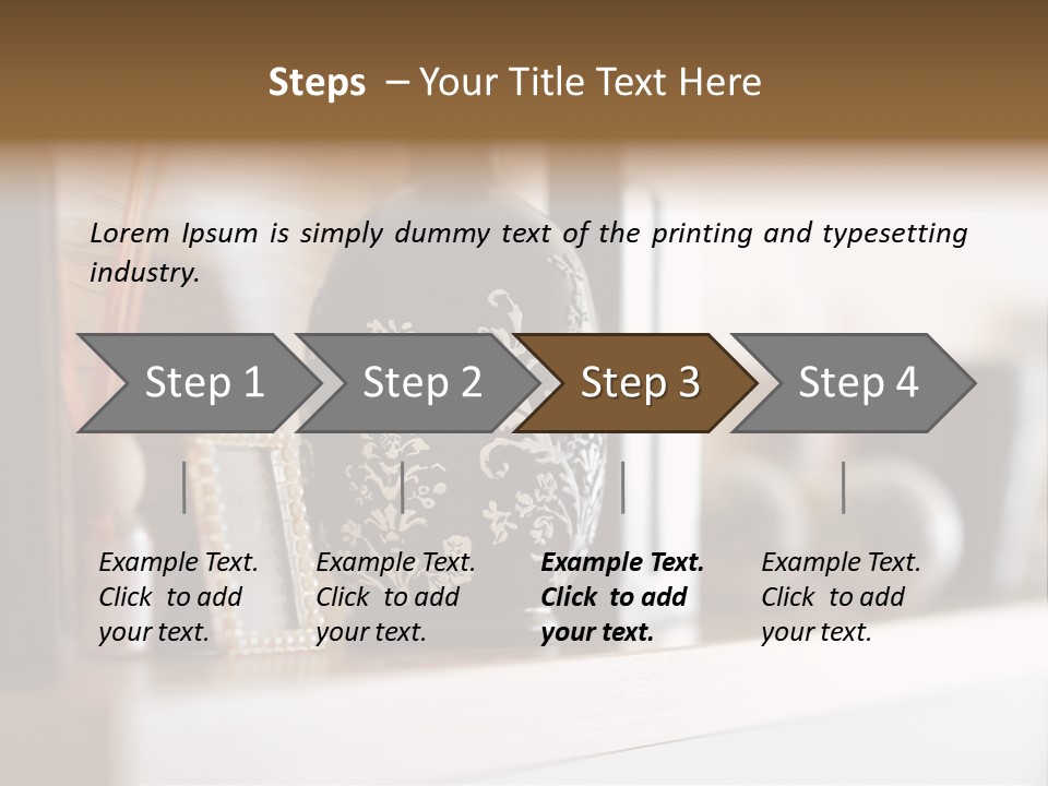 A Black Vase Sitting On Top Of A Shelf PowerPoint Template