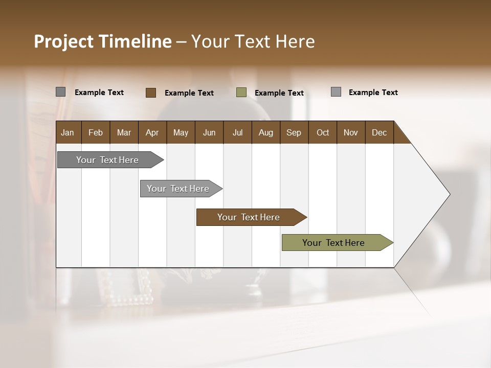 A Black Vase Sitting On Top Of A Shelf PowerPoint Template