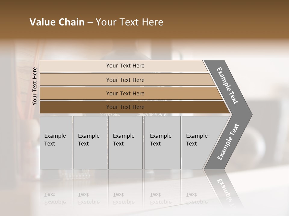 A Black Vase Sitting On Top Of A Shelf PowerPoint Template