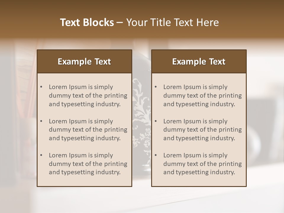 A Black Vase Sitting On Top Of A Shelf PowerPoint Template