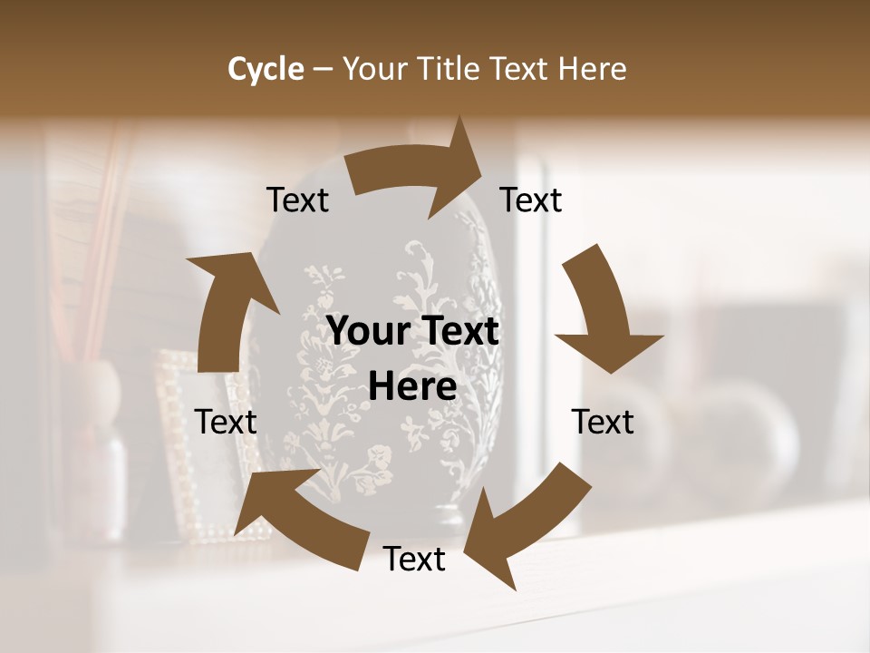 A Black Vase Sitting On Top Of A Shelf PowerPoint Template