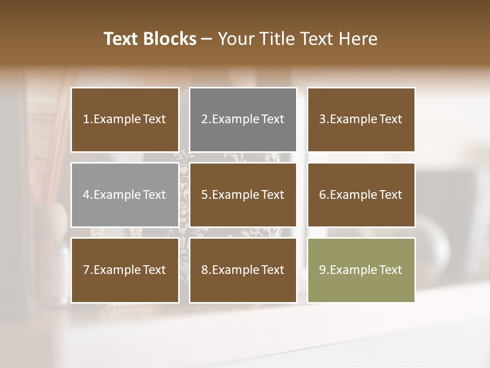 A Black Vase Sitting On Top Of A Shelf PowerPoint Template