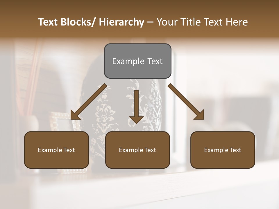 A Black Vase Sitting On Top Of A Shelf PowerPoint Template