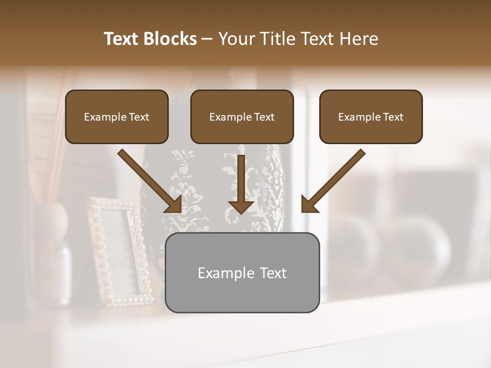 A Black Vase Sitting On Top Of A Shelf PowerPoint Template