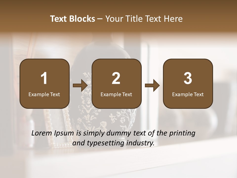 A Black Vase Sitting On Top Of A Shelf PowerPoint Template