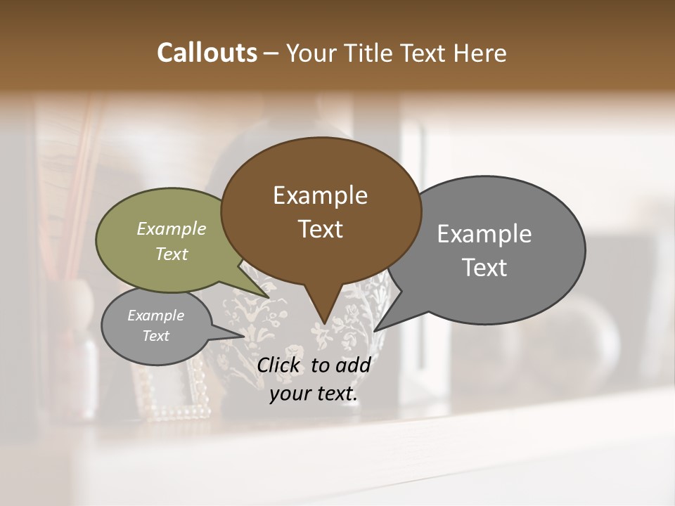 A Black Vase Sitting On Top Of A Shelf PowerPoint Template