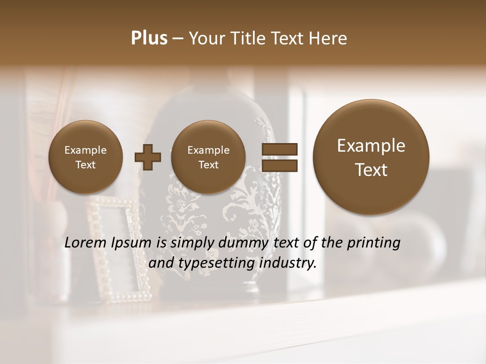 A Black Vase Sitting On Top Of A Shelf PowerPoint Template
