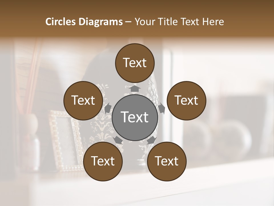 A Black Vase Sitting On Top Of A Shelf PowerPoint Template