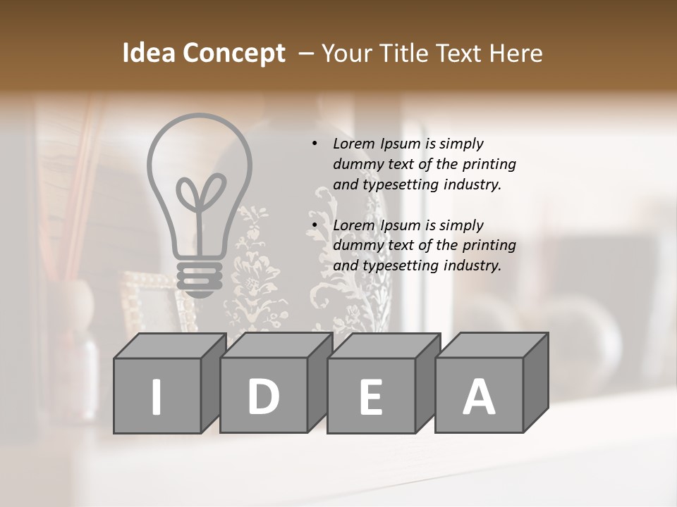 A Black Vase Sitting On Top Of A Shelf PowerPoint Template