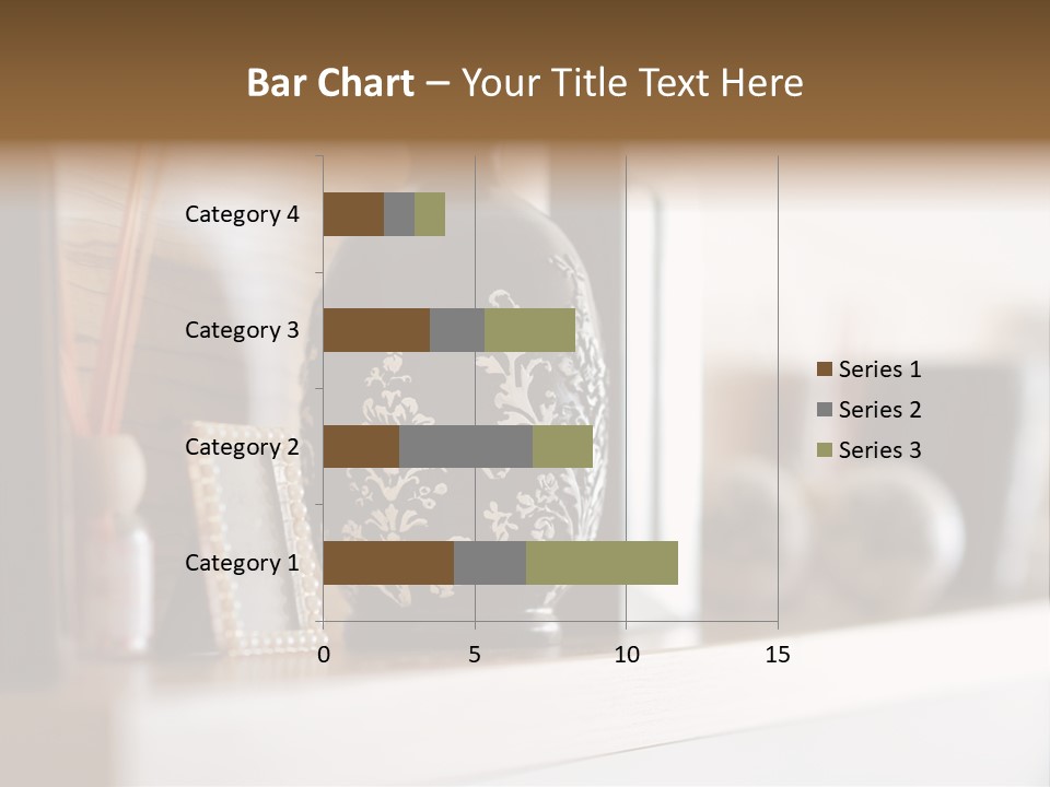 A Black Vase Sitting On Top Of A Shelf PowerPoint Template