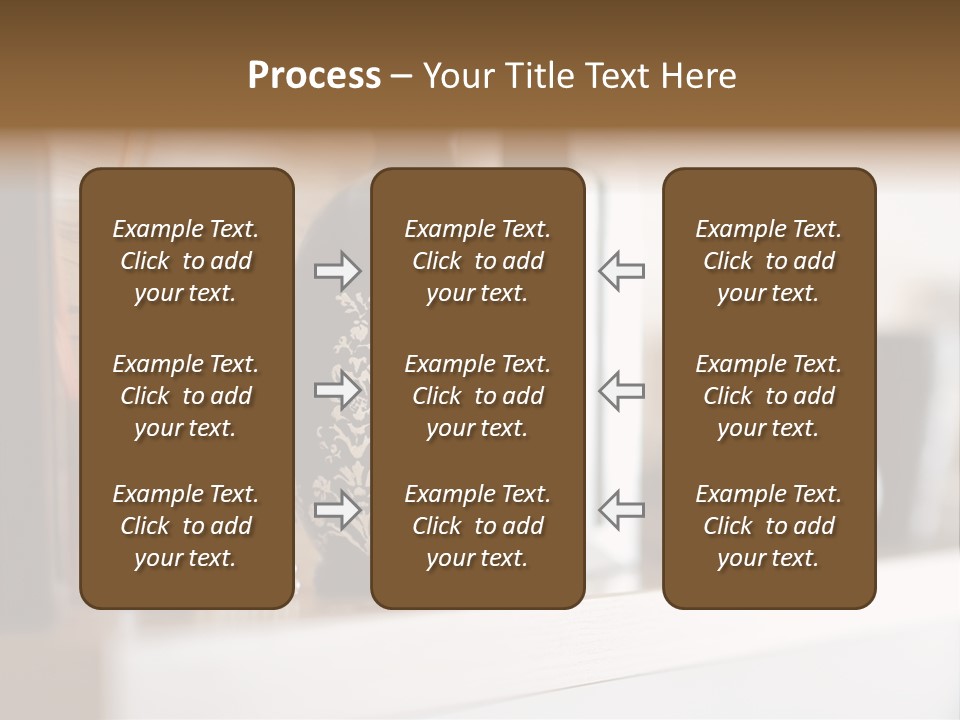 A Black Vase Sitting On Top Of A Shelf PowerPoint Template