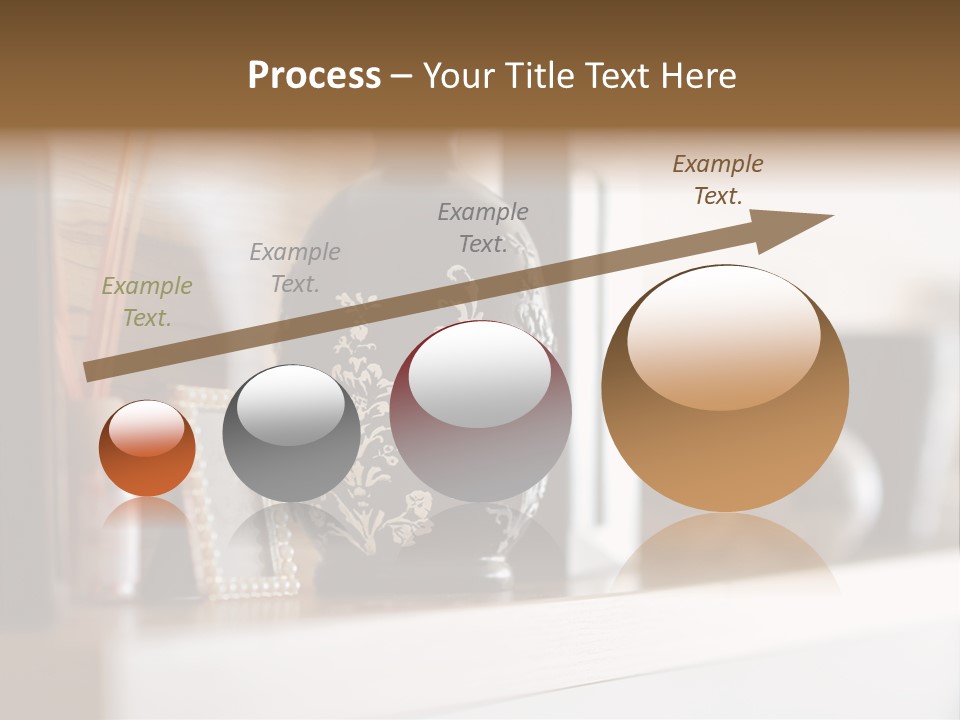 A Black Vase Sitting On Top Of A Shelf PowerPoint Template