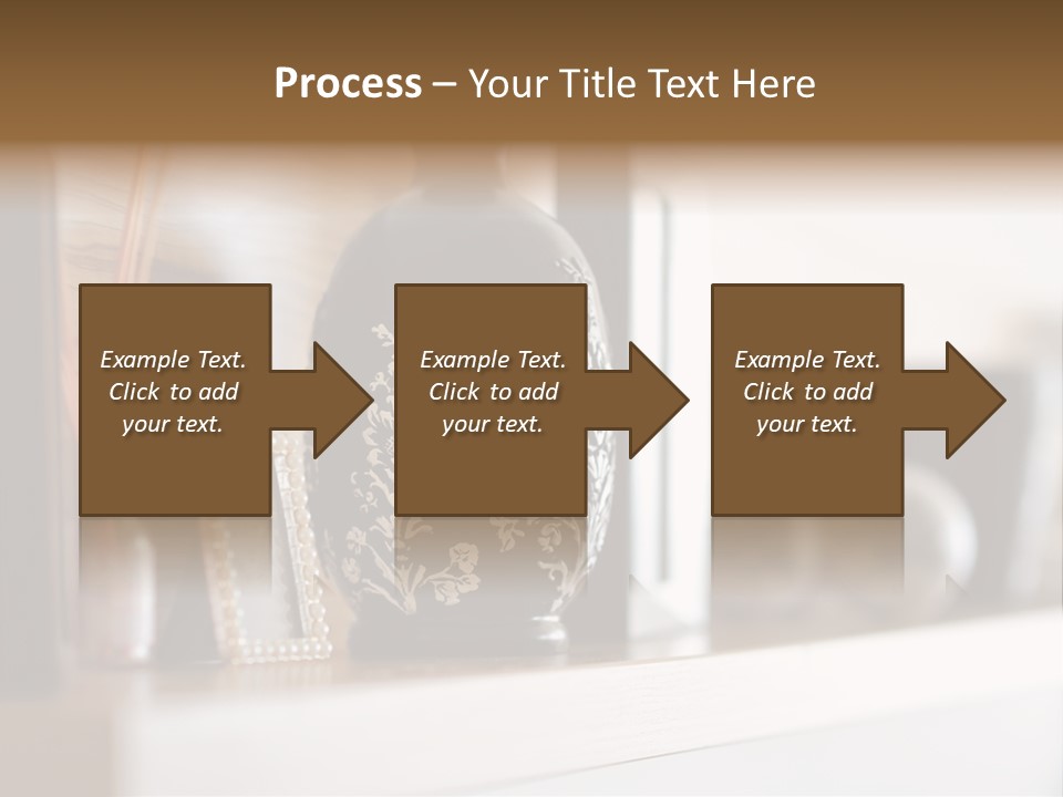 A Black Vase Sitting On Top Of A Shelf PowerPoint Template