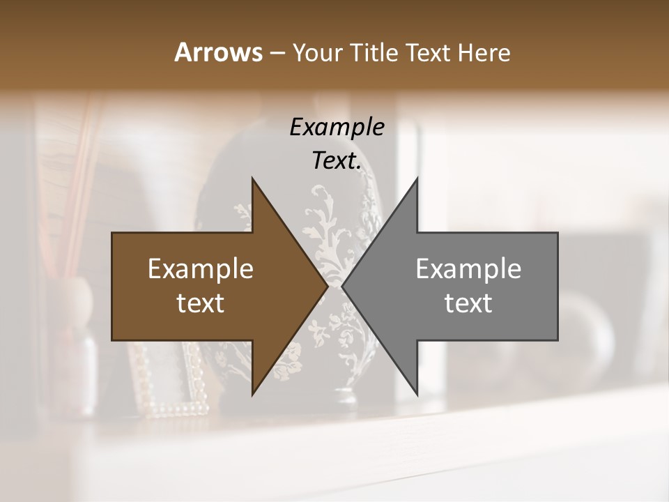 A Black Vase Sitting On Top Of A Shelf PowerPoint Template