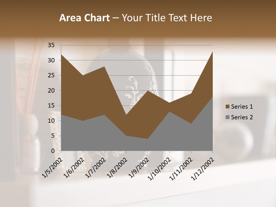 A Black Vase Sitting On Top Of A Shelf PowerPoint Template
