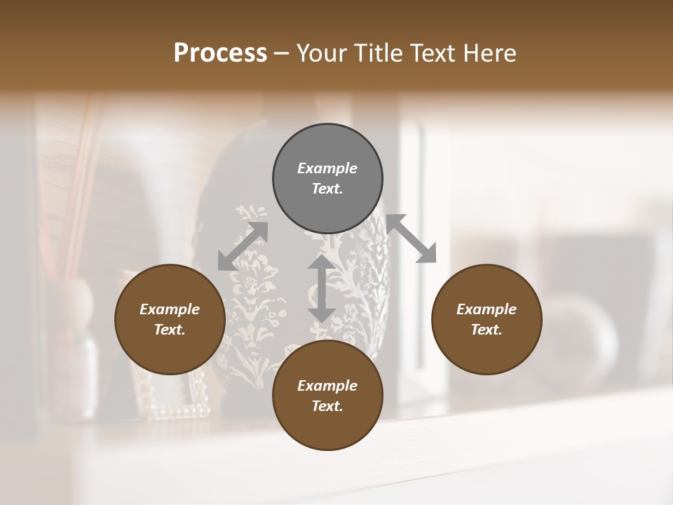 A Black Vase Sitting On Top Of A Shelf PowerPoint Template