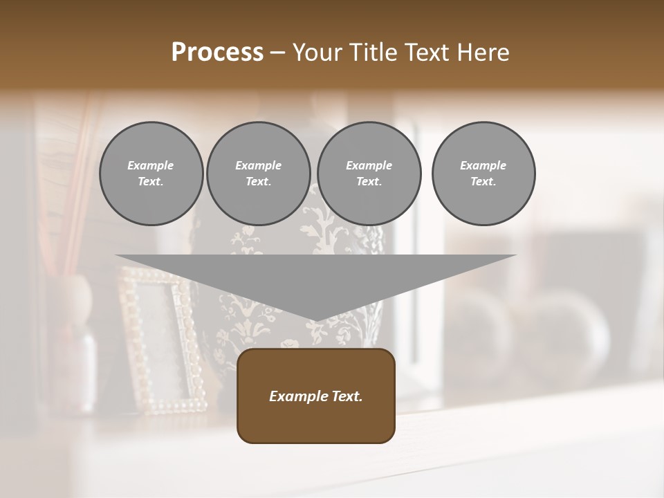 A Black Vase Sitting On Top Of A Shelf PowerPoint Template