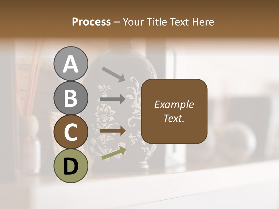 A Black Vase Sitting On Top Of A Shelf PowerPoint Template