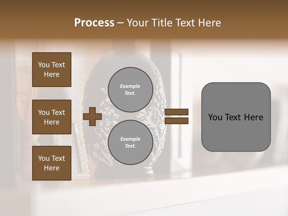 A Black Vase Sitting On Top Of A Shelf PowerPoint Template
