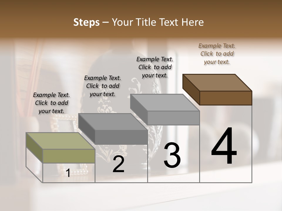 A Black Vase Sitting On Top Of A Shelf PowerPoint Template