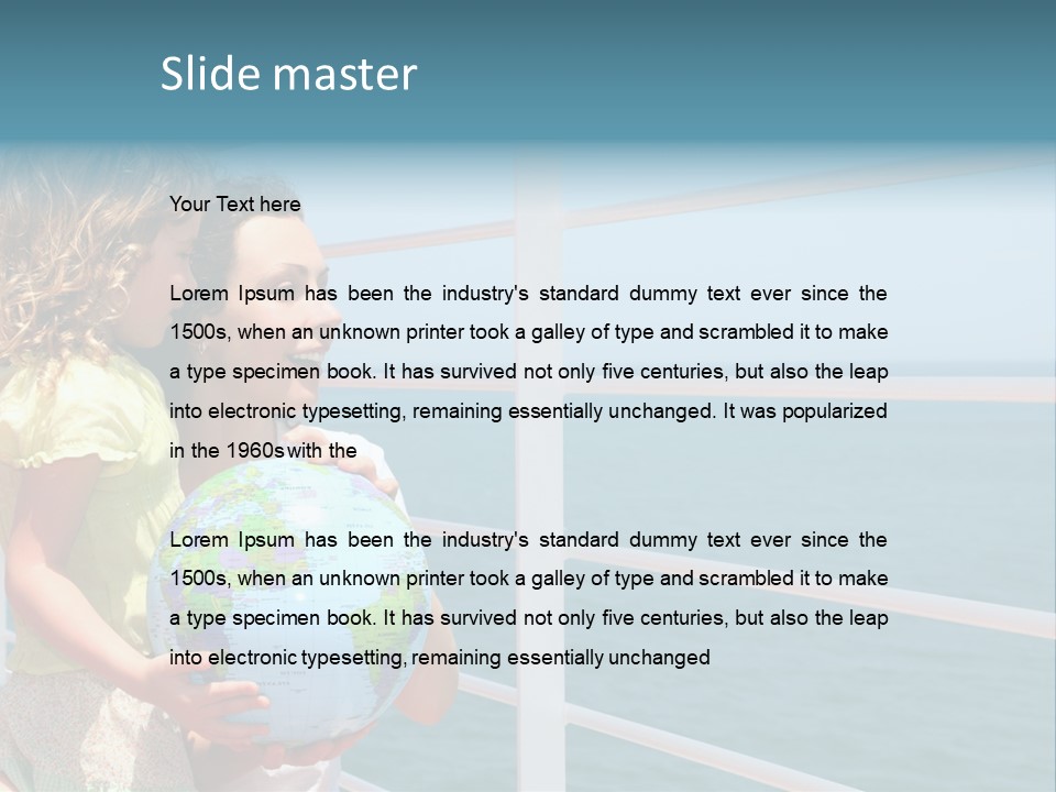 Tourism Child Family PowerPoint Template