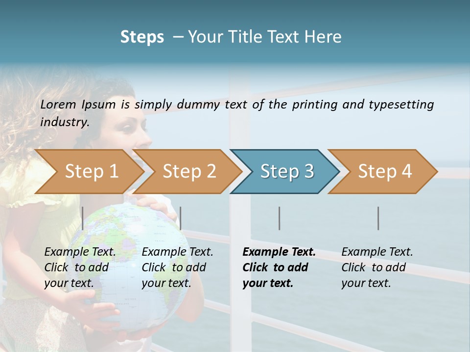 Tourism Child Family PowerPoint Template