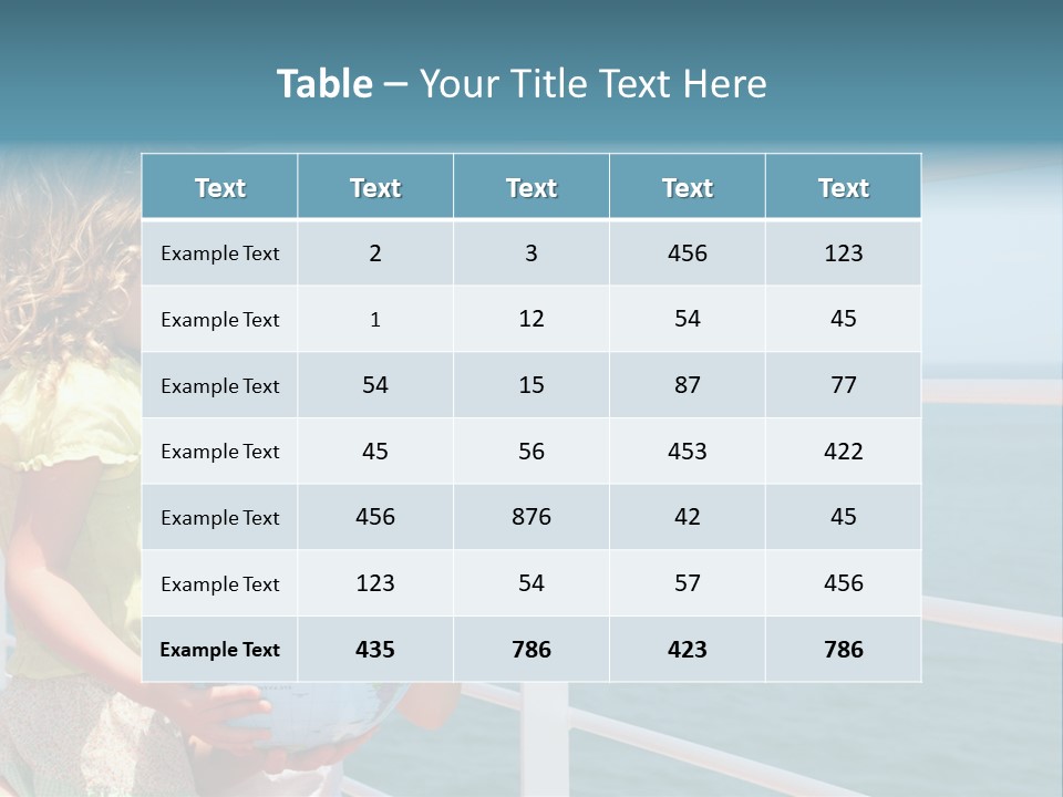 Tourism Child Family PowerPoint Template