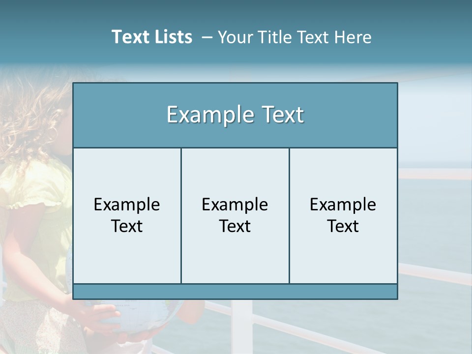 Tourism Child Family PowerPoint Template