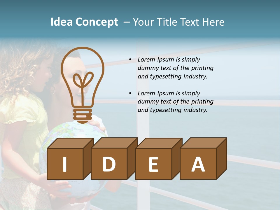 Tourism Child Family PowerPoint Template