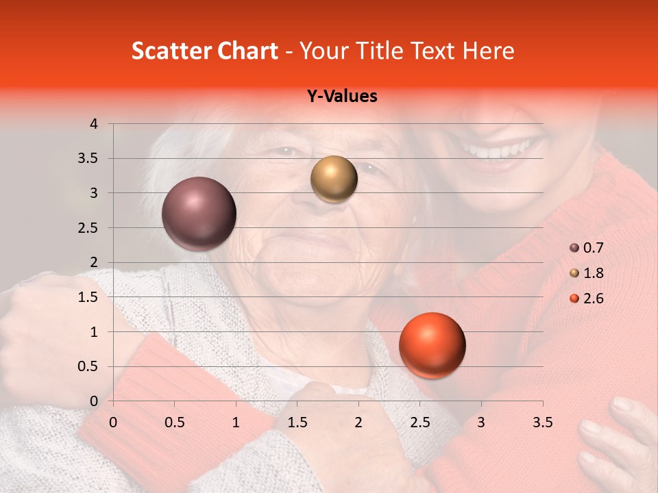A Woman Hugging A Woman With A Smile On Her Face PowerPoint Template