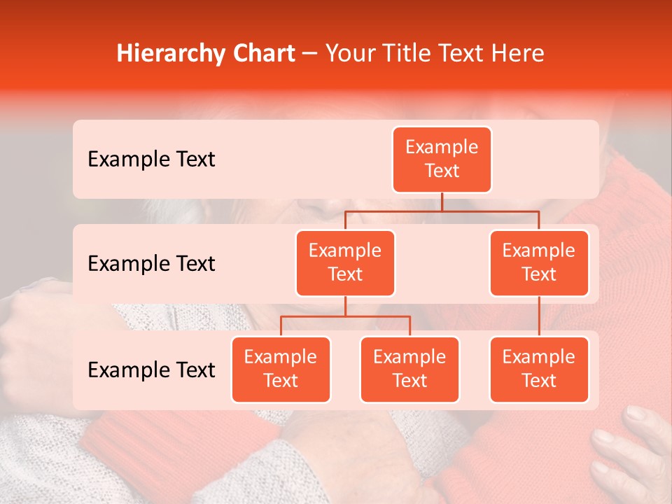 A Woman Hugging A Woman With A Smile On Her Face PowerPoint Template