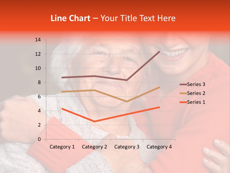 A Woman Hugging A Woman With A Smile On Her Face PowerPoint Template