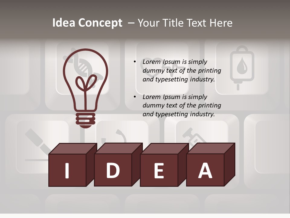 Vacation Trip Seascape PowerPoint Template